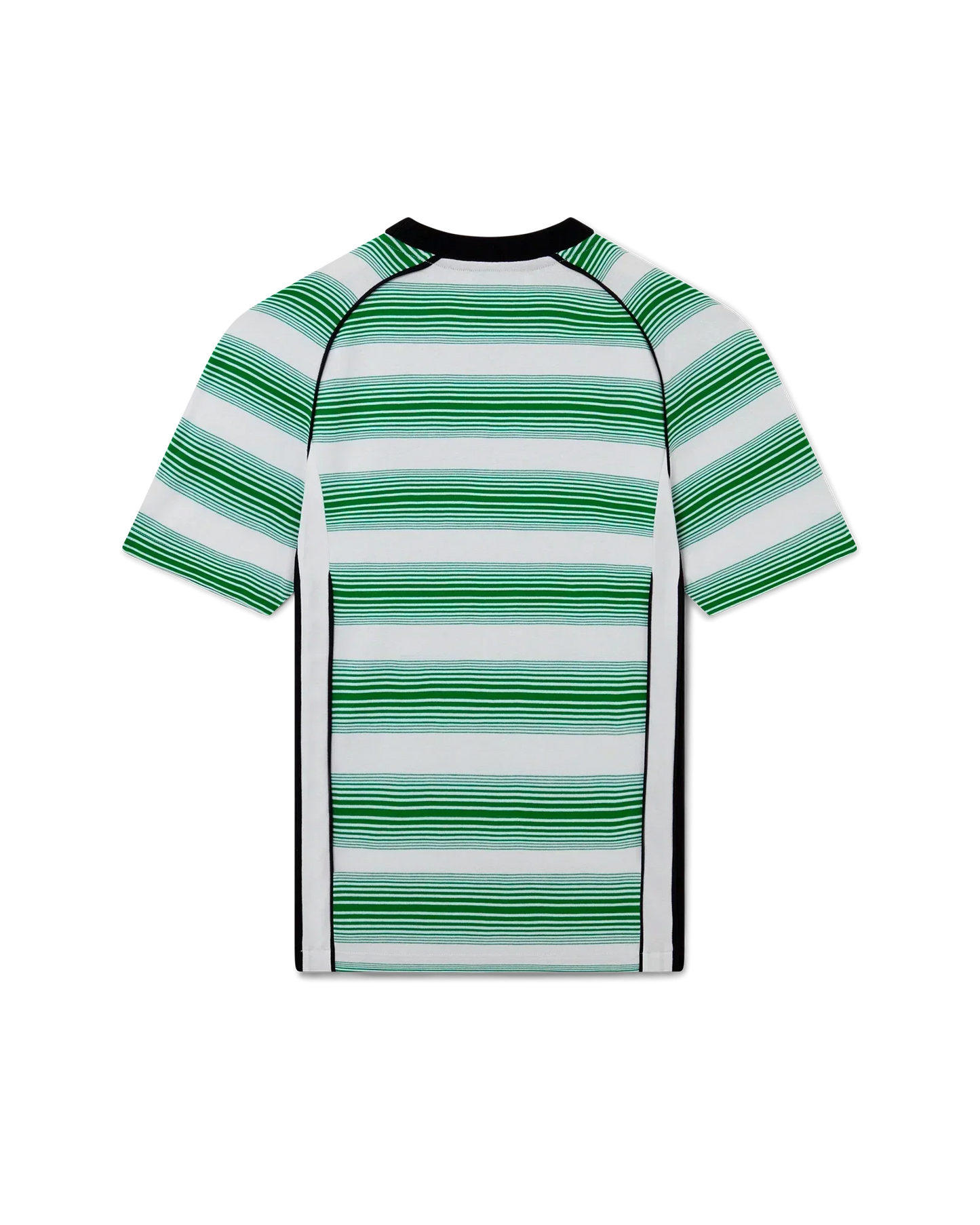 Gradient Stripe Panelled T-Shirt