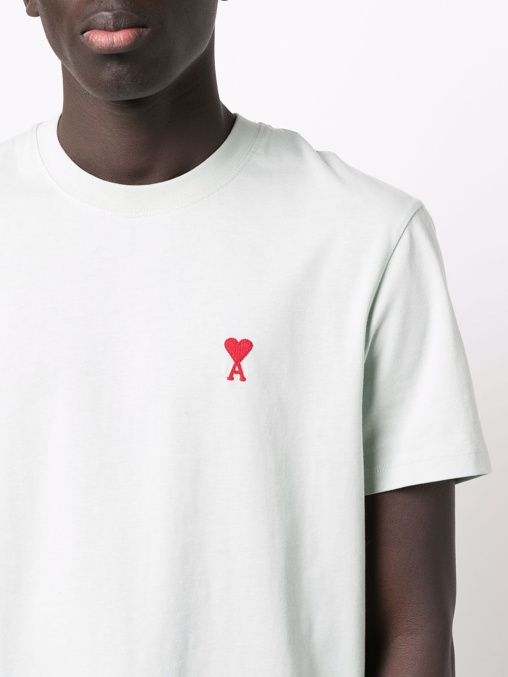 AMI Paris - T-shirt vert Ami de Cœur