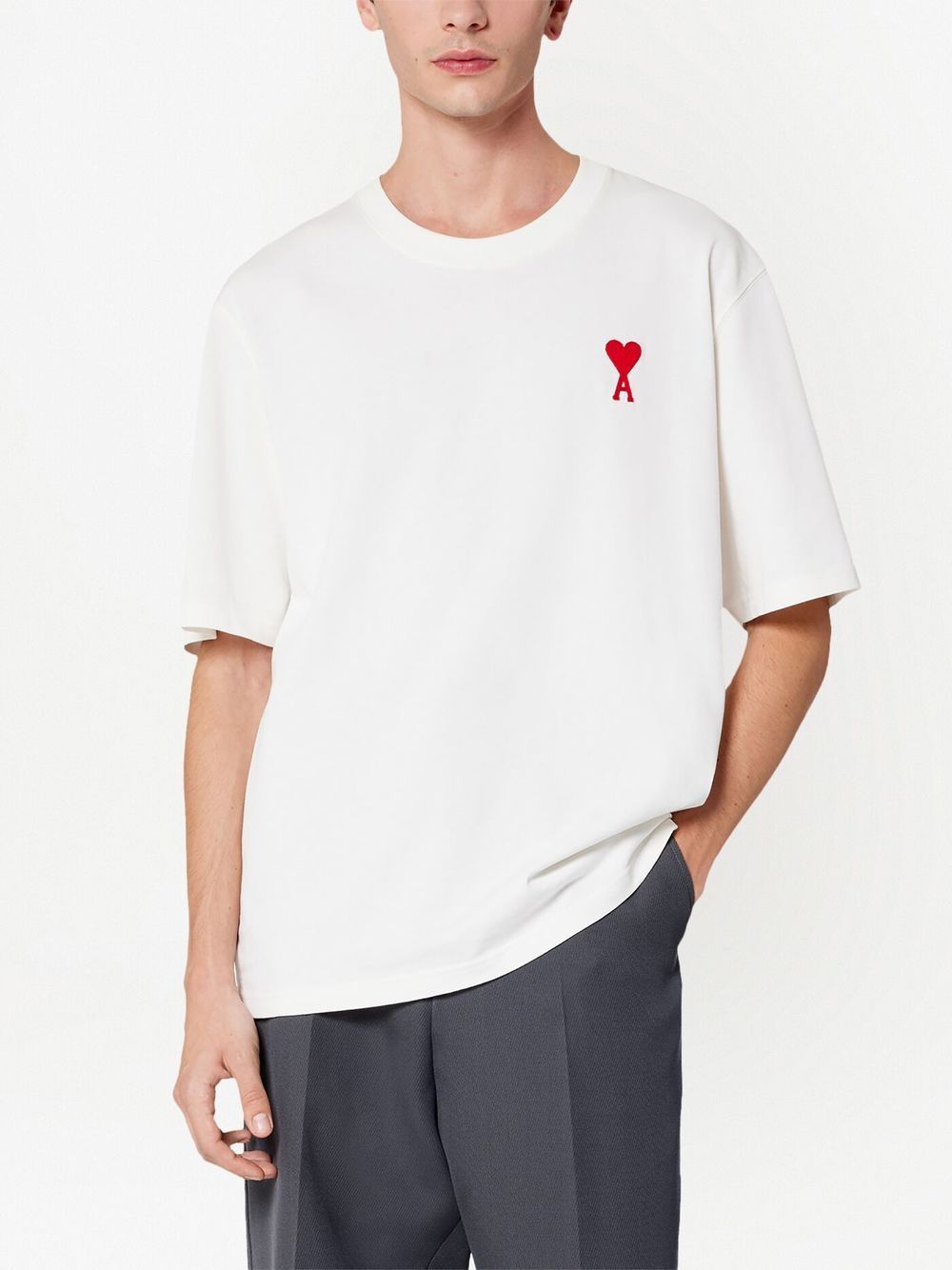 AMI Paris - T-Shirt White Ami De Coeur