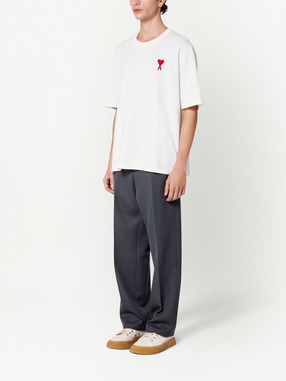 AMI Paris - T-Shirt White Ami De Coeur