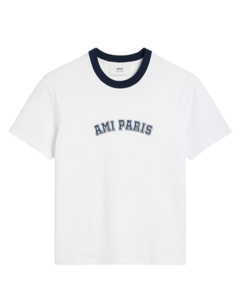 Ami Paris - Tshirt en coton biologique Blanc - Lothaire