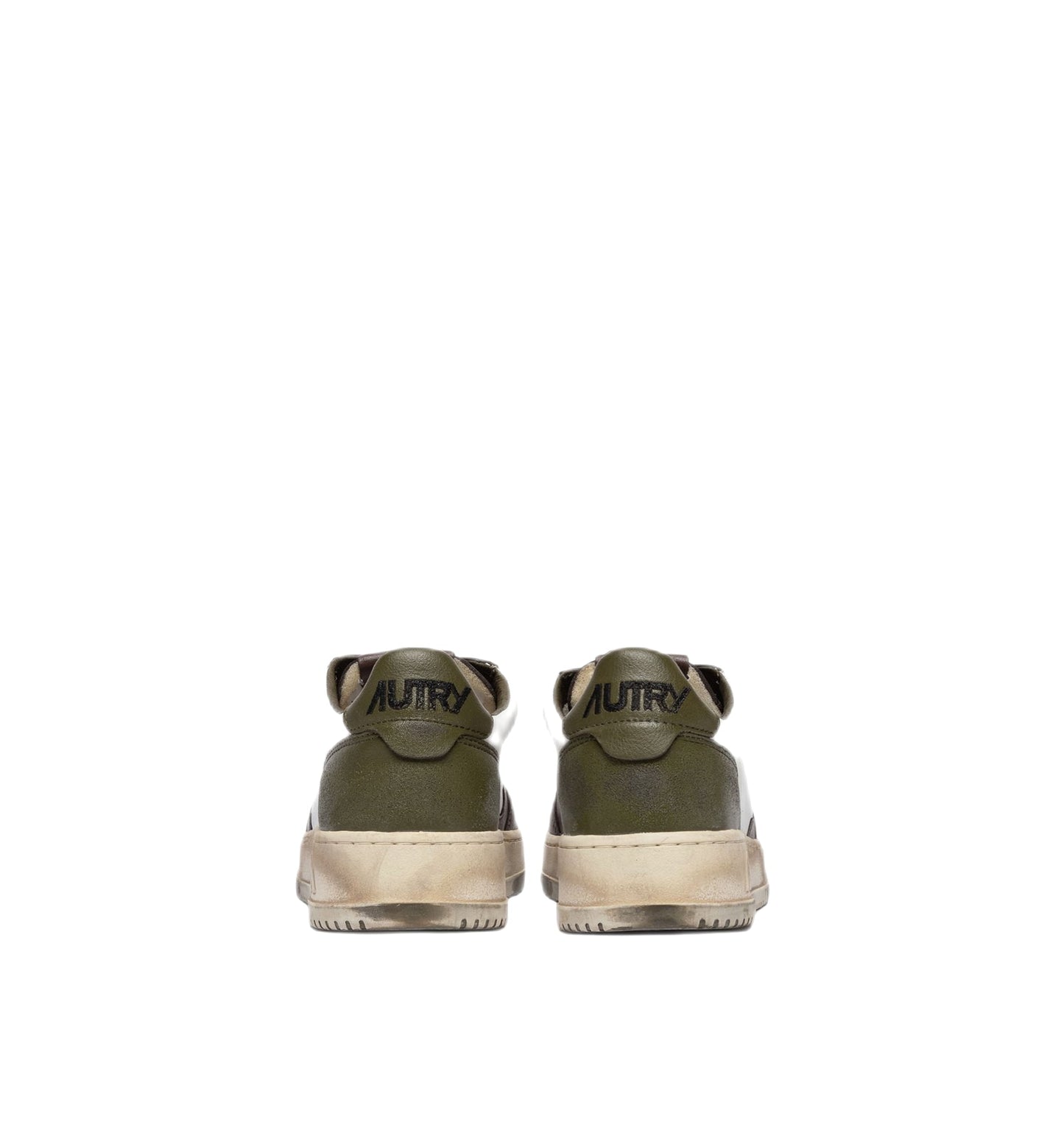 AUTRY - Medalist Vintage niskie trampki ze skóry w kolorze białym/brązowym/khaki