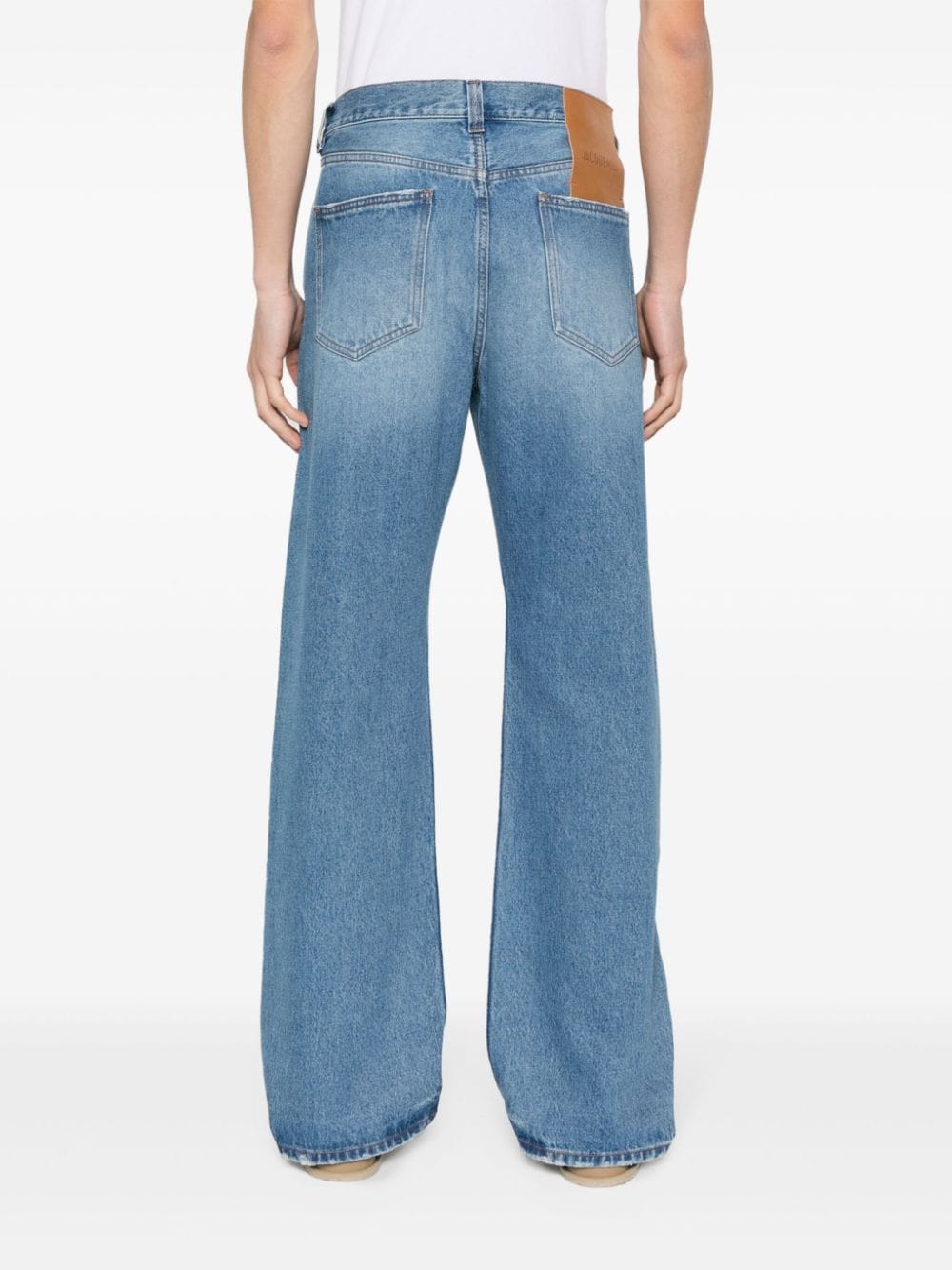 Jacquemus jean en toile de Nîmes bleu