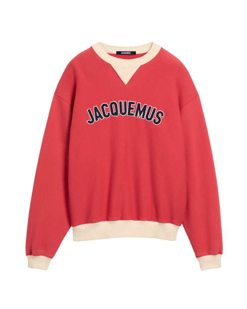 JACQUEMUS - Le sweatshirt Baseball Rouge