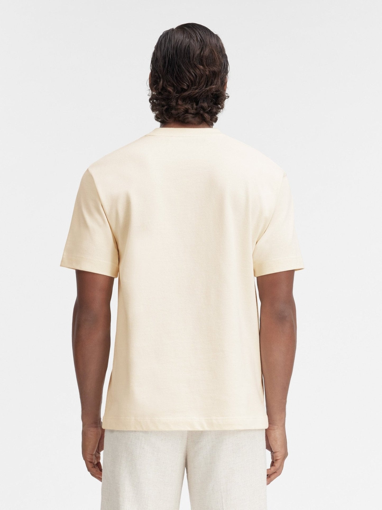 JACQUEMUS - Le t-shirt Gros Grain Beige