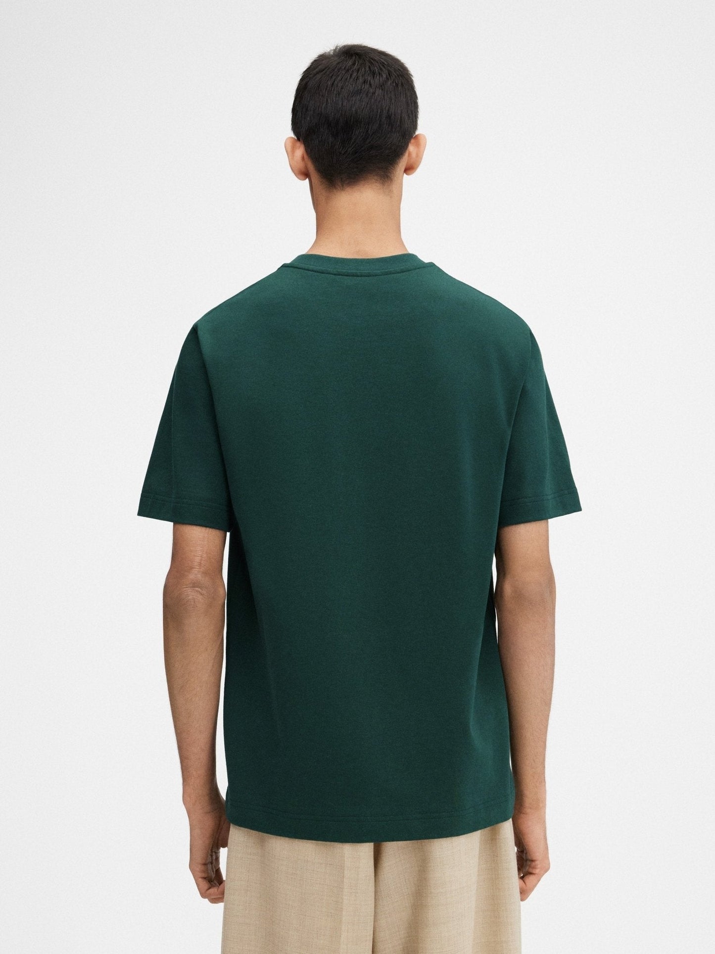 JACQUEMUS - Le t-shirt Gros Grain Vert foncé