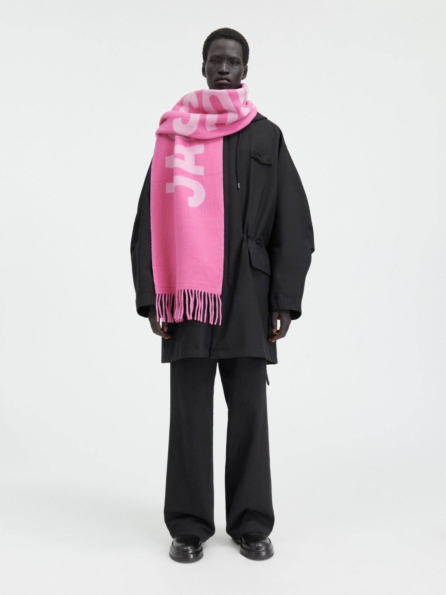 JACQUEMUS - L'écharpe Jacquemus Multi-Pink