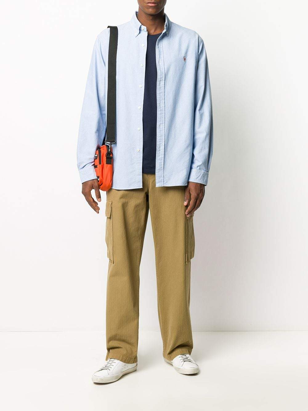 Koszula Polo Ralph Lauren Slim Fit Oxford w kolorze niebieskim