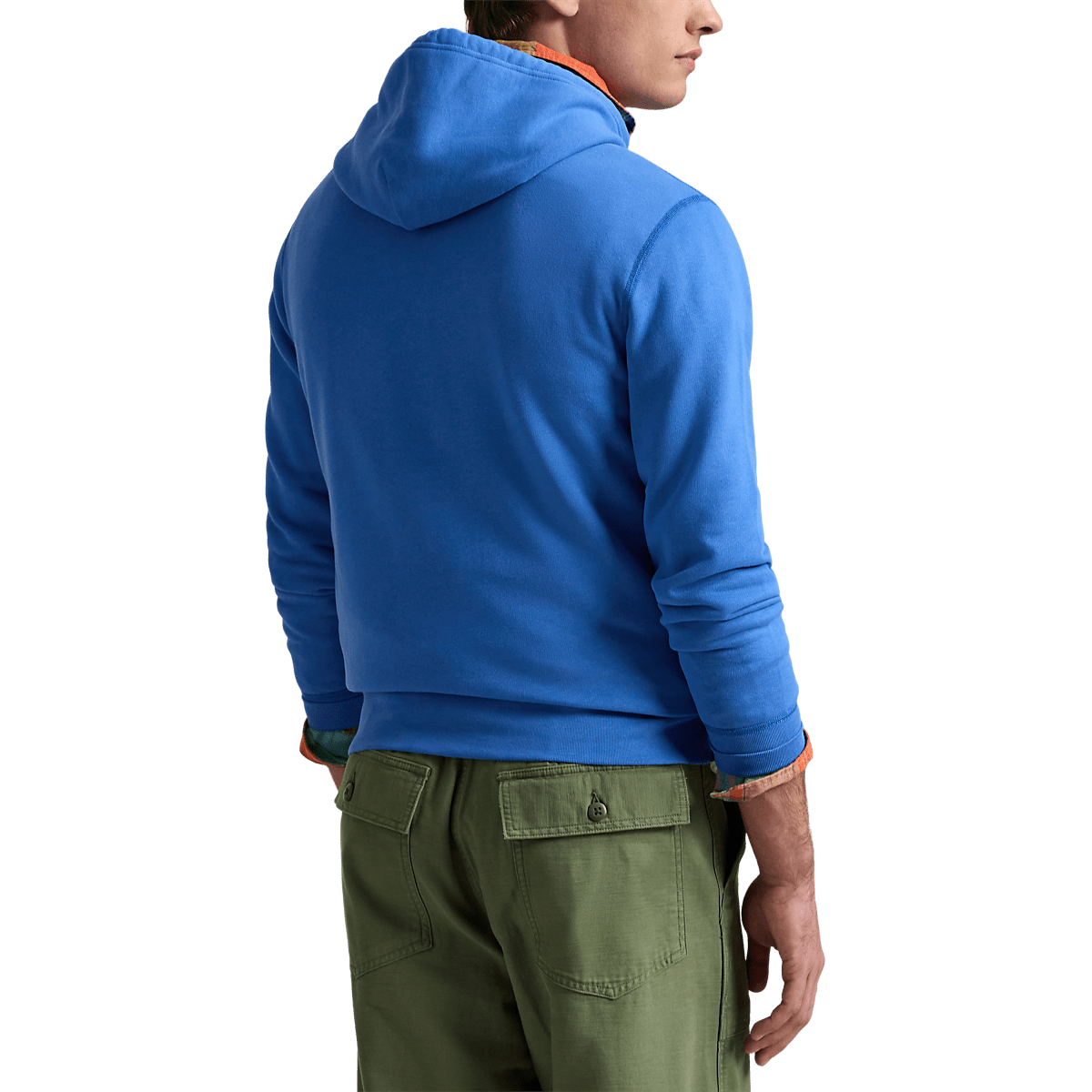 RALPH LAUREN - Le sweat à capuche RL en molleton Bleu