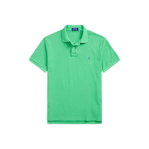 RALPH LAUREN - Polo coupe ajustée en piqué Vert - Lothaire