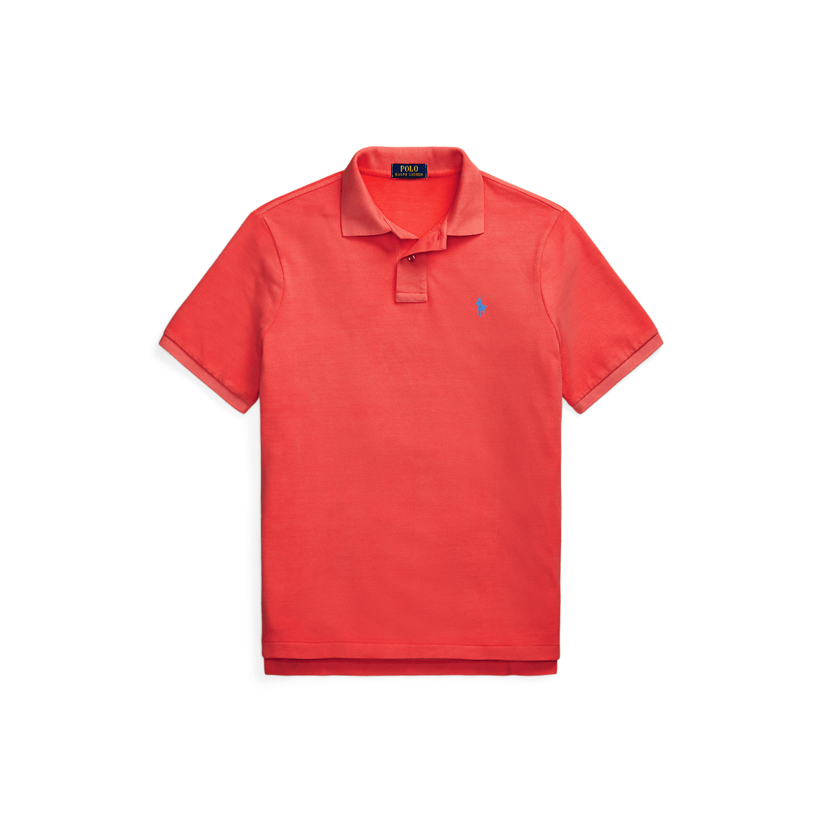 RALPH LAUREN - Polo en piqué coupe ajustée Rouge - Lothaire