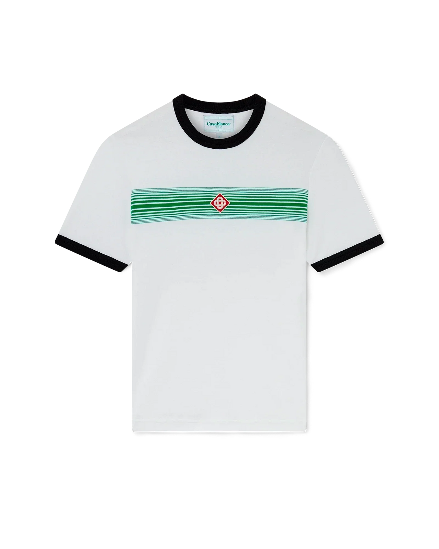 Gradient Stripe Ringer T-Shirt