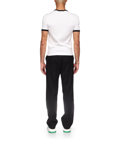 Gradient Stripe Ringer T-Shirt