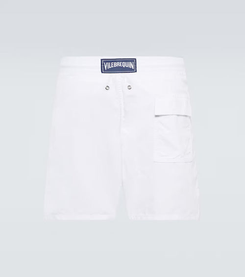 vilebrequin - maillot de bain uni blanc