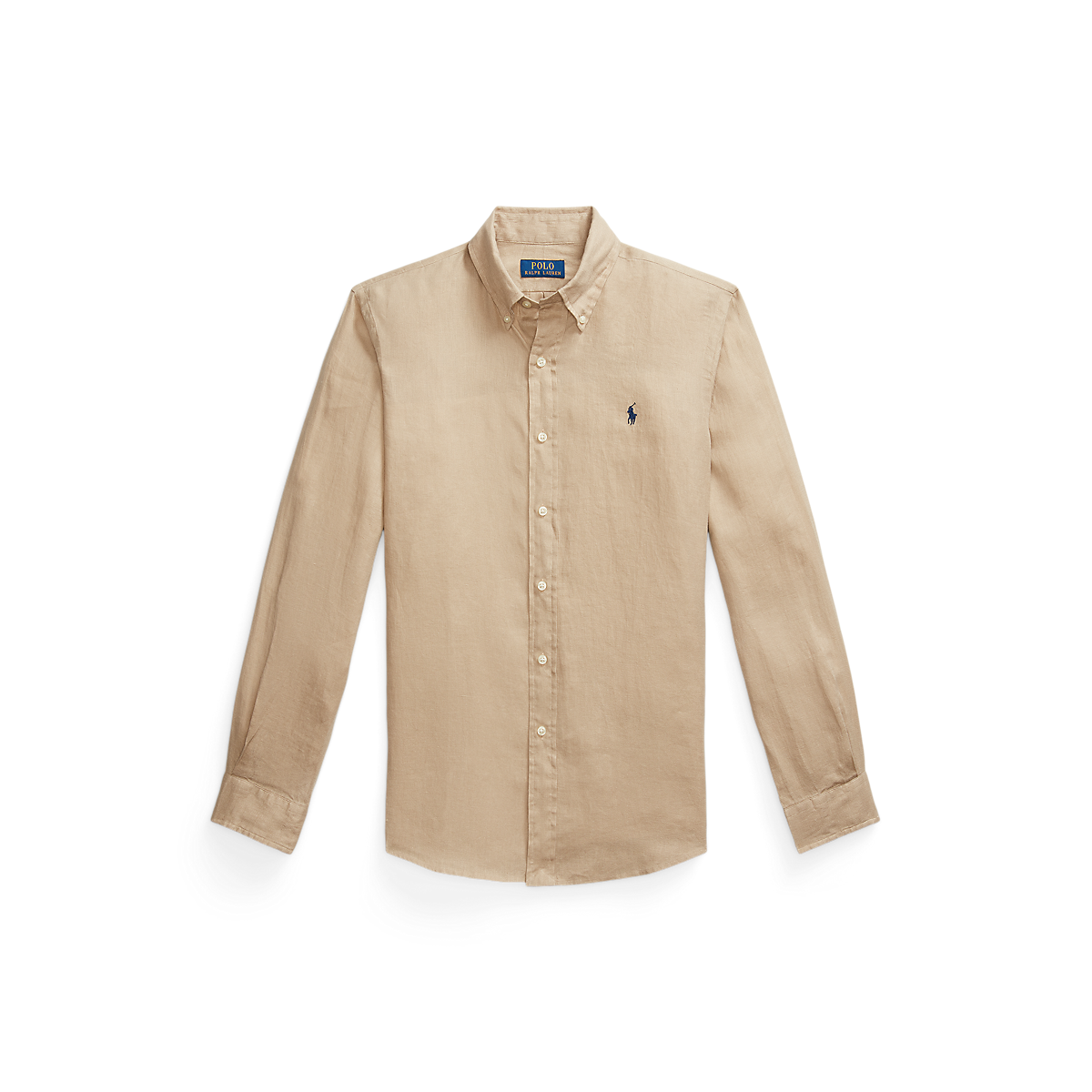 POLO RALPH LAUREN - Chemise en lin Custom Fit Beige