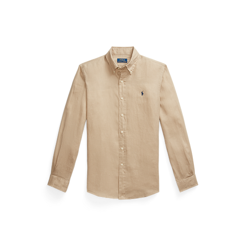 POLO RALPH LAUREN - Chemise en lin Custom Fit Beige