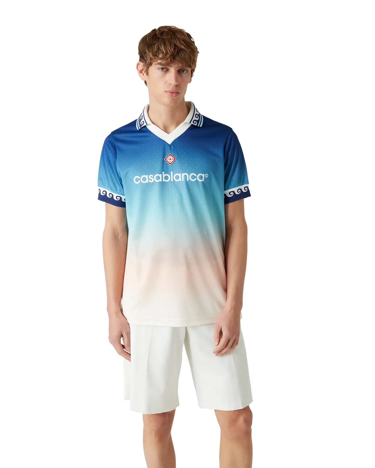 Jacquard Gradient Football Shirt