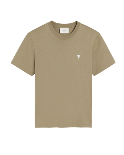 AMI PARIS -T-SHIRT AMI DE COEUR EN COTON Vert