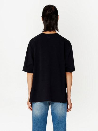 AMI Paris  - T-Shirt Black Ami De Coeur