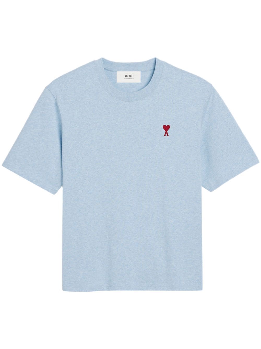 AMI Paris - T-shirt bleu à logo Ami de Coeur - Lothaire