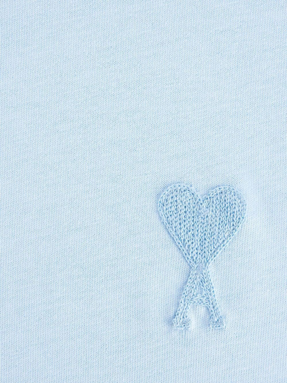 AMI Paris - niebieska koszulka Ami De Coeur 