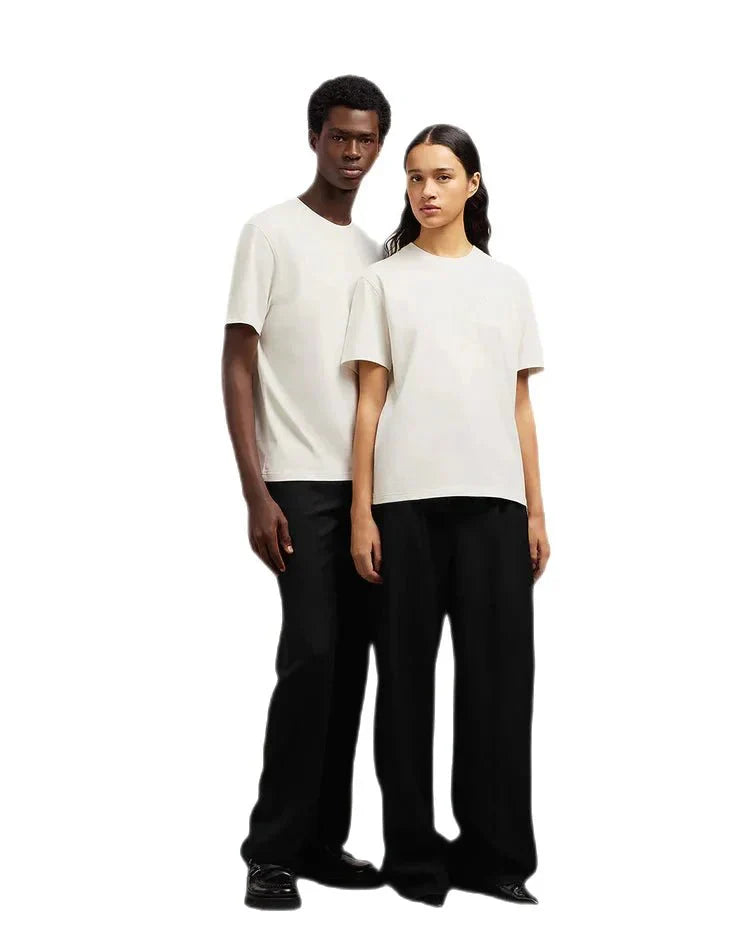 Ami Paris - T-shirt brodé écru