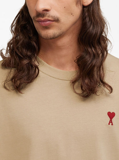 AMI Paris  - T-Shirt Champagne Ami De Coeur