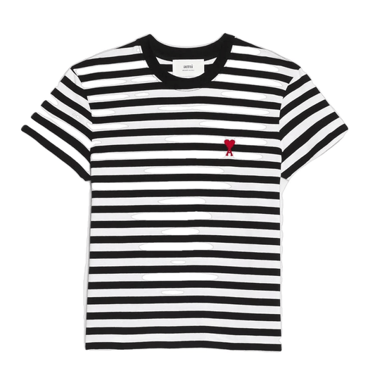 AMI Paris - T-Shirt Marinière Ami De Coeur - Lothaire