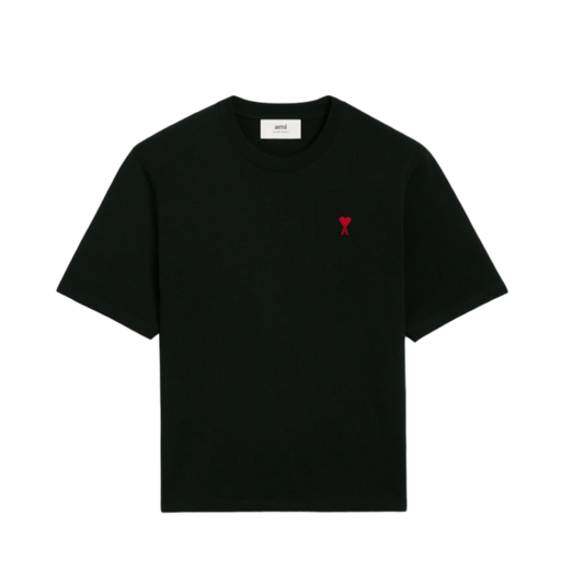 AMI Paris - T-shirt  Noir Ami de Cœur