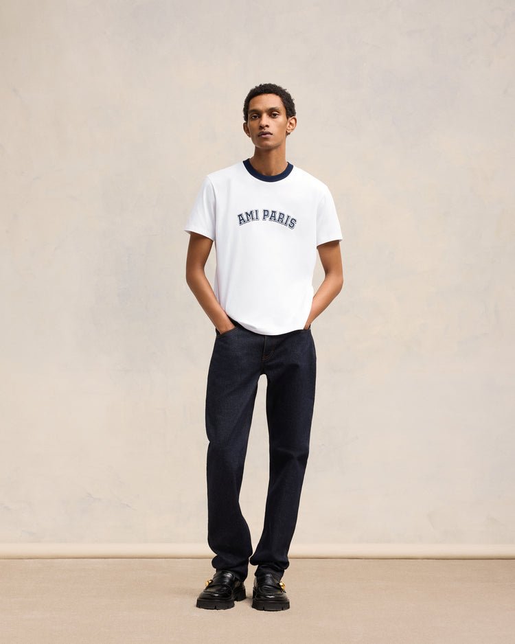 Ami Paris - Tshirt en coton biologique Blanc
