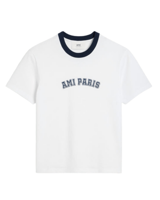 Ami Paris - Tshirt en coton biologique Blanc - Lothaire