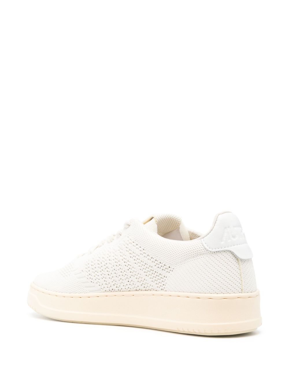 AUTRY - MEDALIST EASEKNIT LOW SNEAKERS Z BIAŁEJ MATERIAŁU PEARSORBET 