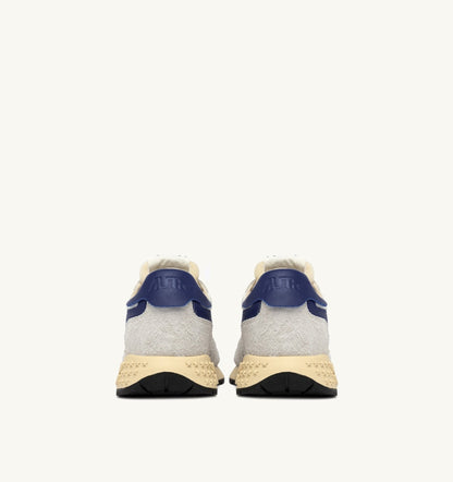 AUTRY - BUTY SNEAKERSOWE REELWIND LOW Z NYLONU I ZAMSZU W KOLORZE BIAŁYM I LIMOGES