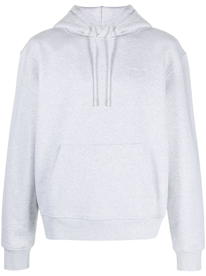 Jacquemus Hoodie gris à logo brodé - Lothaire