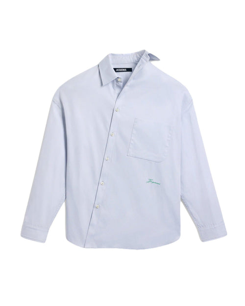 JACQUEMUS - La chemise Cuadro Light Grey - Lothaire