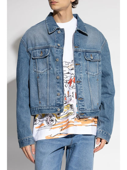 Jacquemus la veste en jean de Nîmes bleu