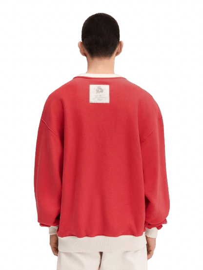 JACQUEMUS - Le sweatshirt Baseball Rouge