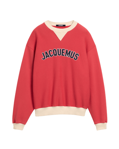 JACQUEMUS - Le sweatshirt Baseball Rouge