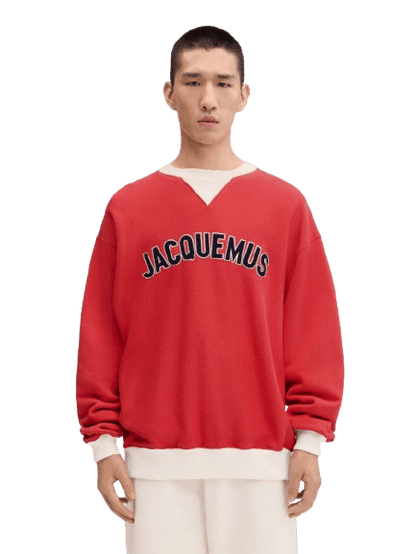 JACQUEMUS - Le sweatshirt Baseball Rouge