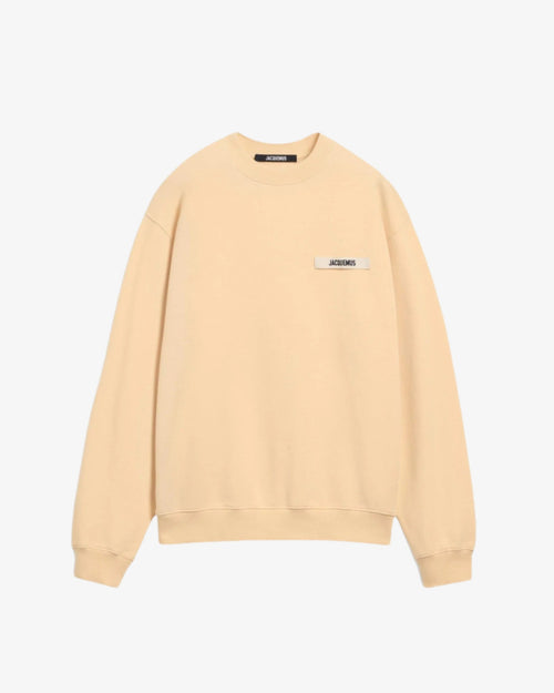 JACQUEMUS - Le sweatshirt Gros Grain Light Beige