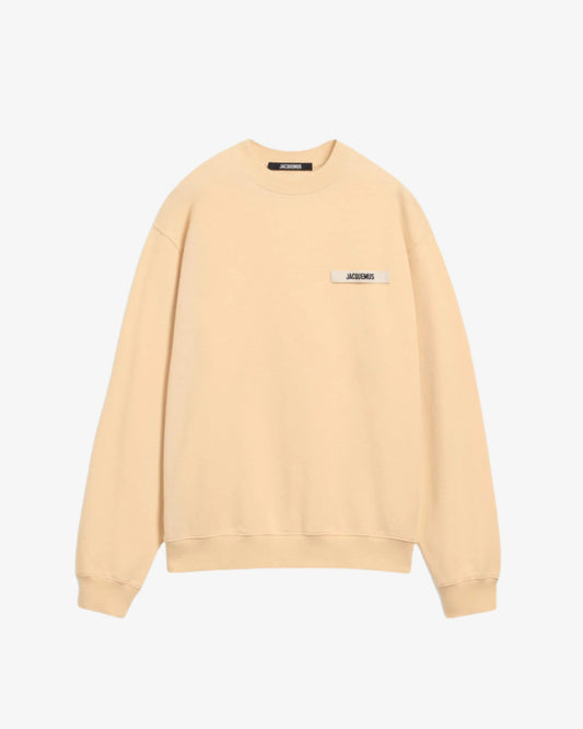 JACQUEMUS - Le sweatshirt Gros Grain Light Beige