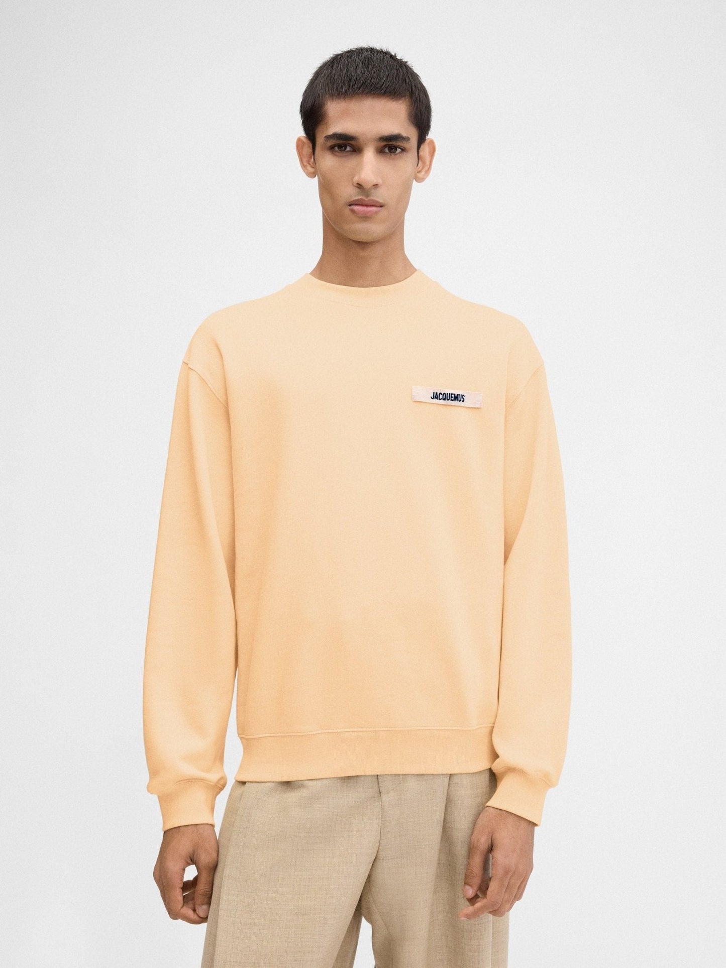 JACQUEMUS - Le sweatshirt Gros Grain Light Beige