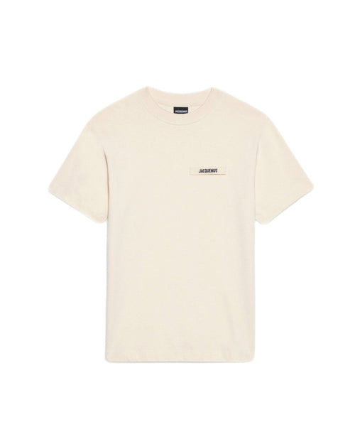 JACQUEMUS - Le t-shirt Gros Grain Beige - Lothaire