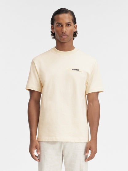 JACQUEMUS - Le t-shirt Gros Grain Beige