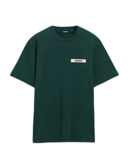JACQUEMUS - Le t-shirt Gros Grain Vert foncé