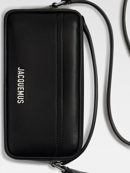 JACQUEMUS - Sacoche Camera bag Le Baneto Black