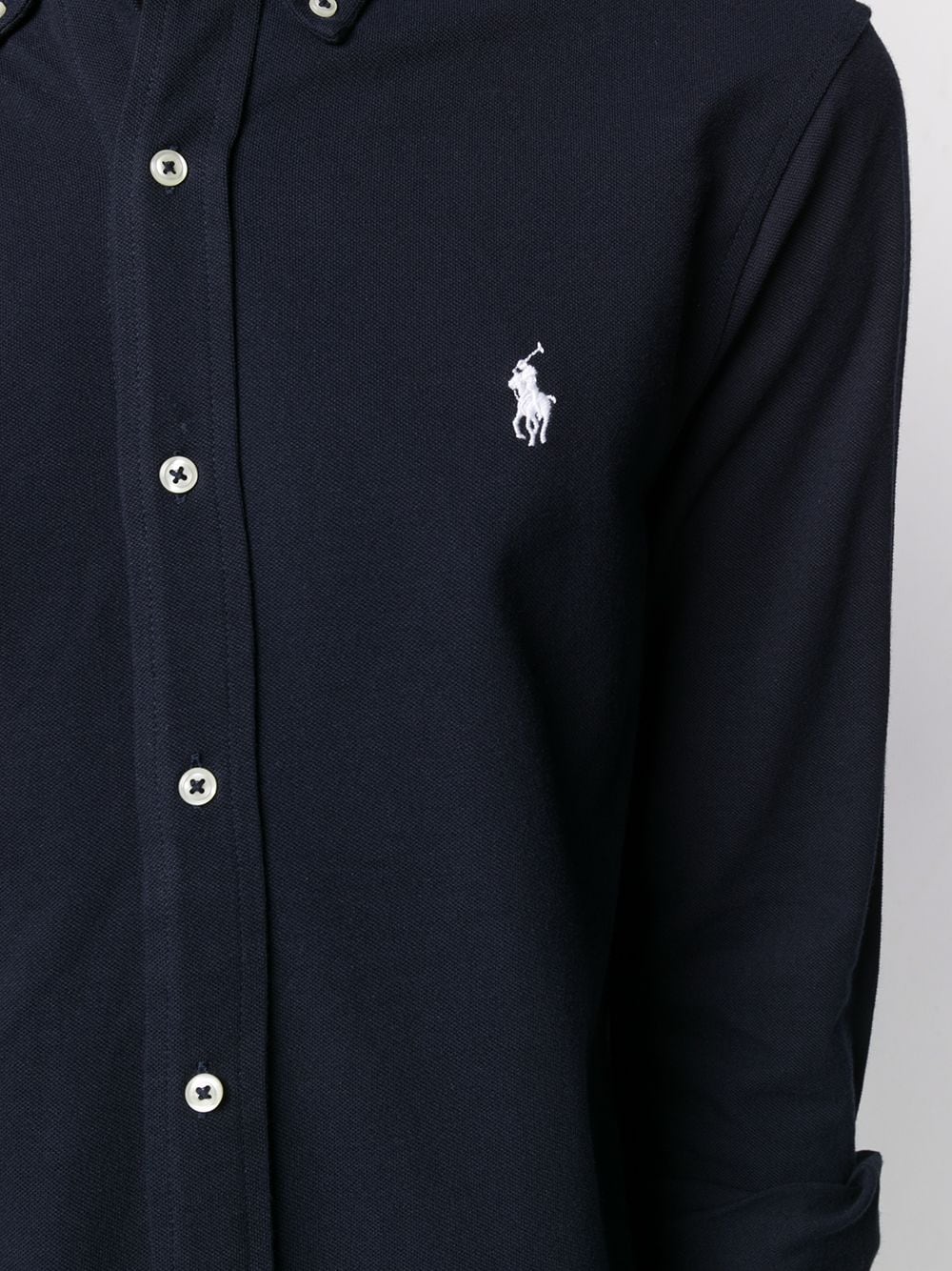 Polo Ralph Lauren Chemise à logo brodé bleu