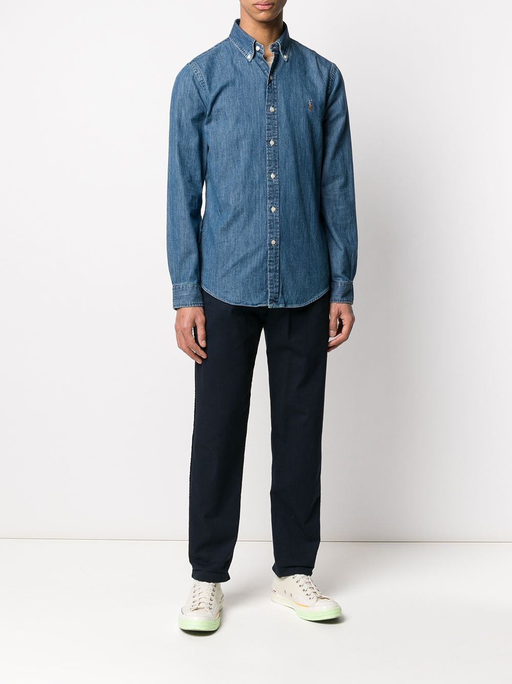 Polo Ralph Lauren Chemise en denim à logo