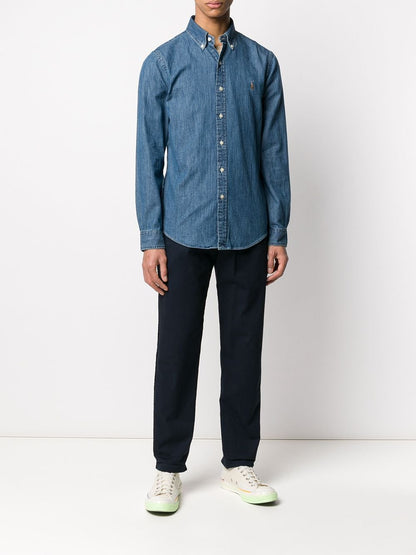 Polo Ralph Lauren Chemise en denim à logo