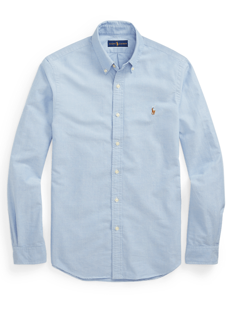 POLO RALPH LAUREN - Chemise Oxford cintrée Bleu ciel - Lothaire